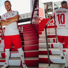 1. FC Köln hummel Podolski 2024 2024/25 Football Kit, 2025 Shirt, 24/25 Soccer Jersey, Camiseta de Futbol 2024-25, Camisa 24-25, Camisola, Trikot, Maglia, Maillot, Camiseta