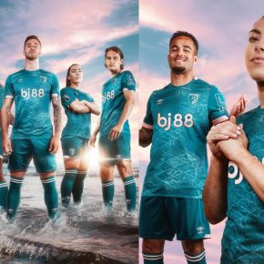 Bournemouth Umbro 2024 2024/25 Football Kit, 2025 Shirt, 24/25 Soccer Jersey, Camiseta de Futbol 2024-25, Camisa 24-25, Camisola, Trikot, Maglia, Maillot, Camiseta