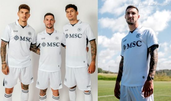 SSC Napoli 2024/25 EA7 Away Kit - FOOTBALL FASHION