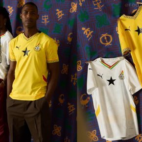 Ghana PUMA 2024/25 Football Kit, 2025 Shirt, 24/25 Soccer Jersey, Camiseta de Futbol 2024-25, Camisa 24-25, Camisola, Trikot, Maglia, Maillot, Camiseta