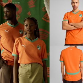 Ivory Coast PUMA 2024/25 Football Kit, 2025 Shirt, 24/25 Soccer Jersey, Camiseta de Futbol 2024-25, Camisa 24-25, Camisola, Trikot, Maglia, Maillot, Camiseta