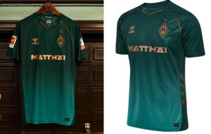 Hummel Werder Bremen Trikot 2025/26 Kids - Heimtrikot Grün