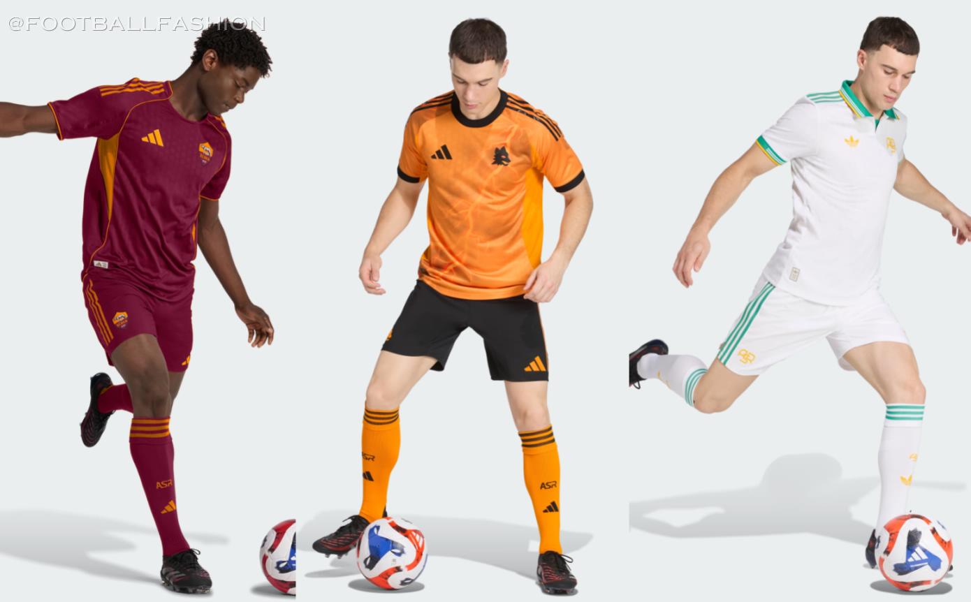 AS Roma adidas 2025 2025/26 Football Kit, 2026 Shirt, 25/26 Soccer Jersey, Camiseta de Futbol 2025-26, Camisa 25-26, Camisola, Trikot, Maglia, Maillot

