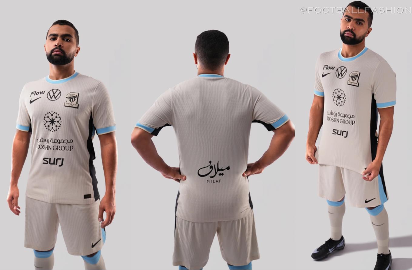 Al Ittihad Nike 2025 2025/26 Football Kit, 2026 Shirt, 25/26 Soccer Jersey, Camiseta de Futbol 2025-26, Camisa 25-26, Camisola, Trikot, Maglia, Maillot
