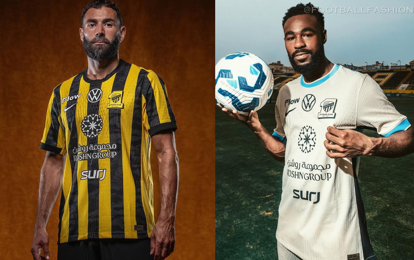 Al Ittihad Nike 2025 2025/26 Football Kit, 2026 Shirt, 25/26 Soccer Jersey, Camiseta de Futbol 2025-26, Camisa 25-26, Camisola, Trikot, Maglia, Maillot