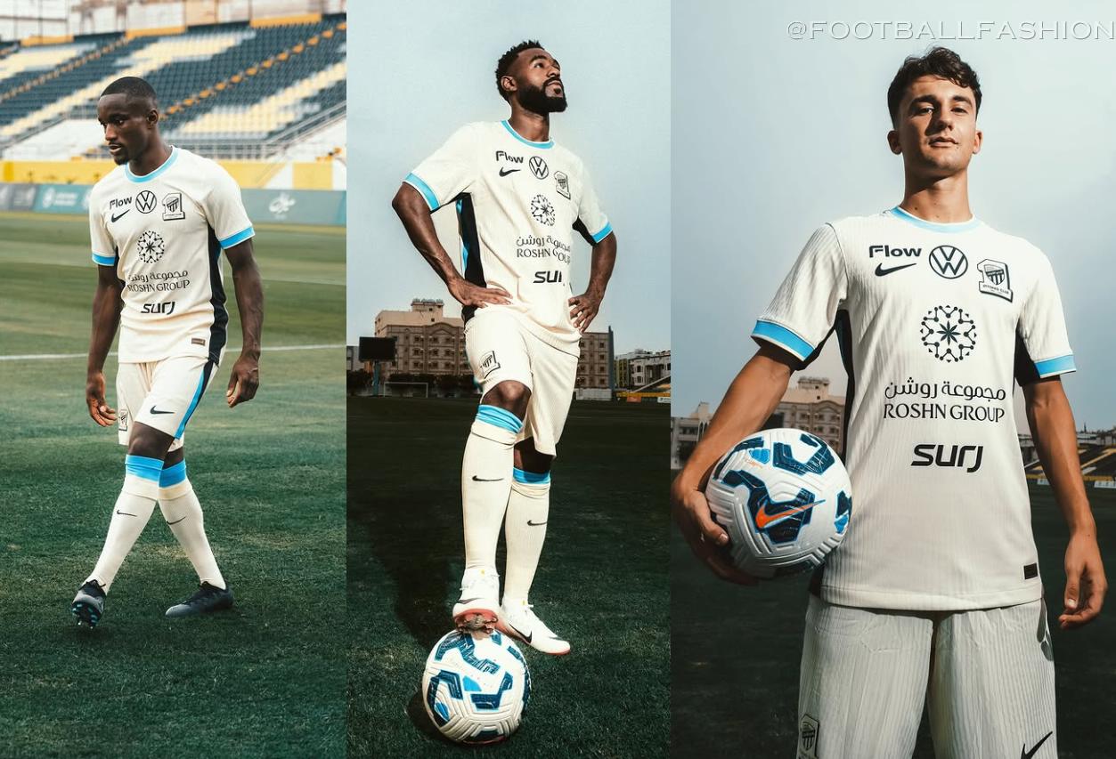 Al Ittihad Nike 2025 2025/26 Football Kit, 2026 Shirt, 25/26 Soccer Jersey, Camiseta de Futbol 2025-26, Camisa 25-26, Camisola, Trikot, Maglia, Maillot
