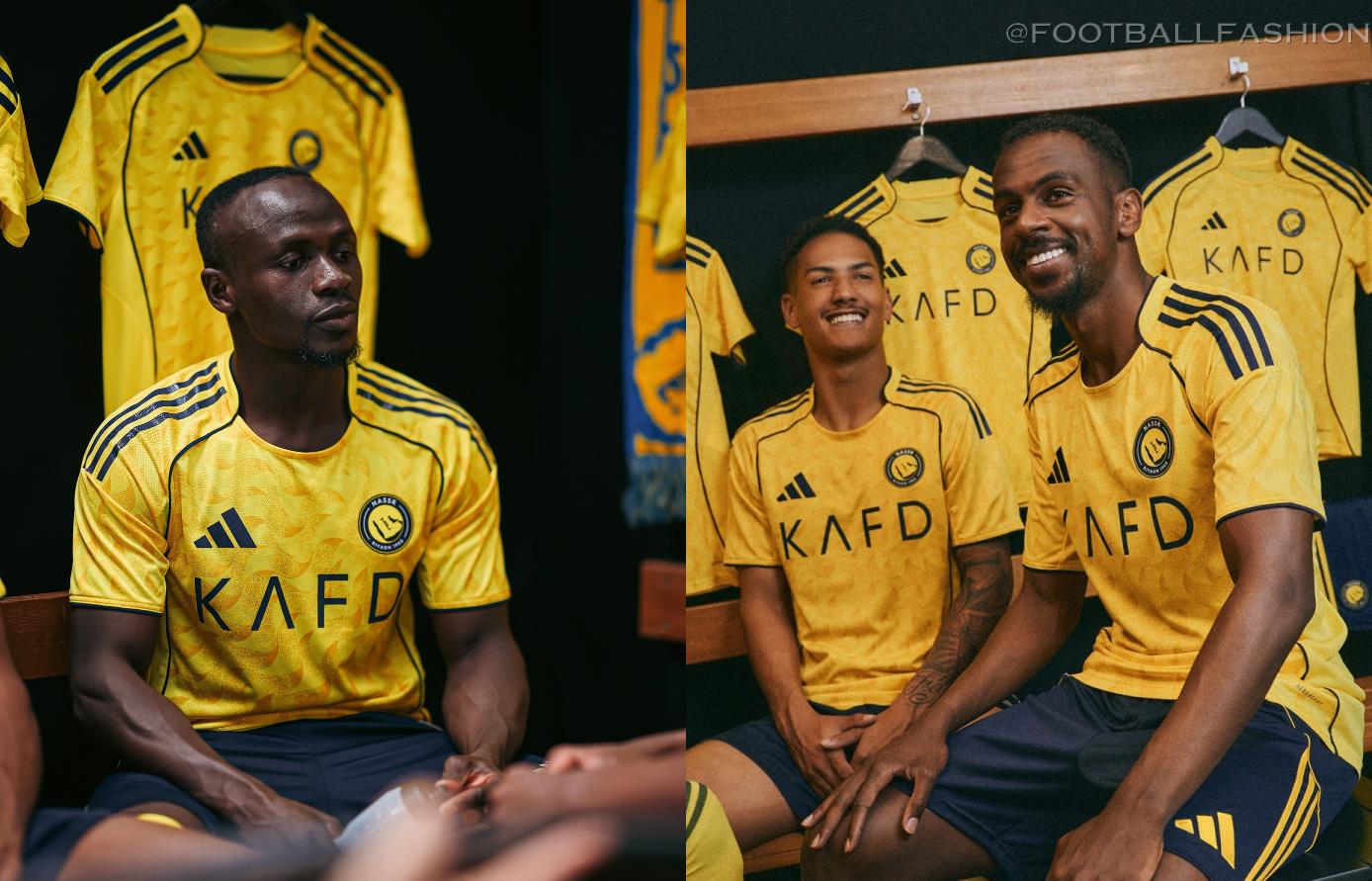 Al Nassr adidas 2025 2025/26 Football Kit, 2026 Shirt, 25/26 Soccer Jersey, Camiseta de Futbol 2025-26, Camisa 25-26, Camisola, Trikot, Maglia, Maillot