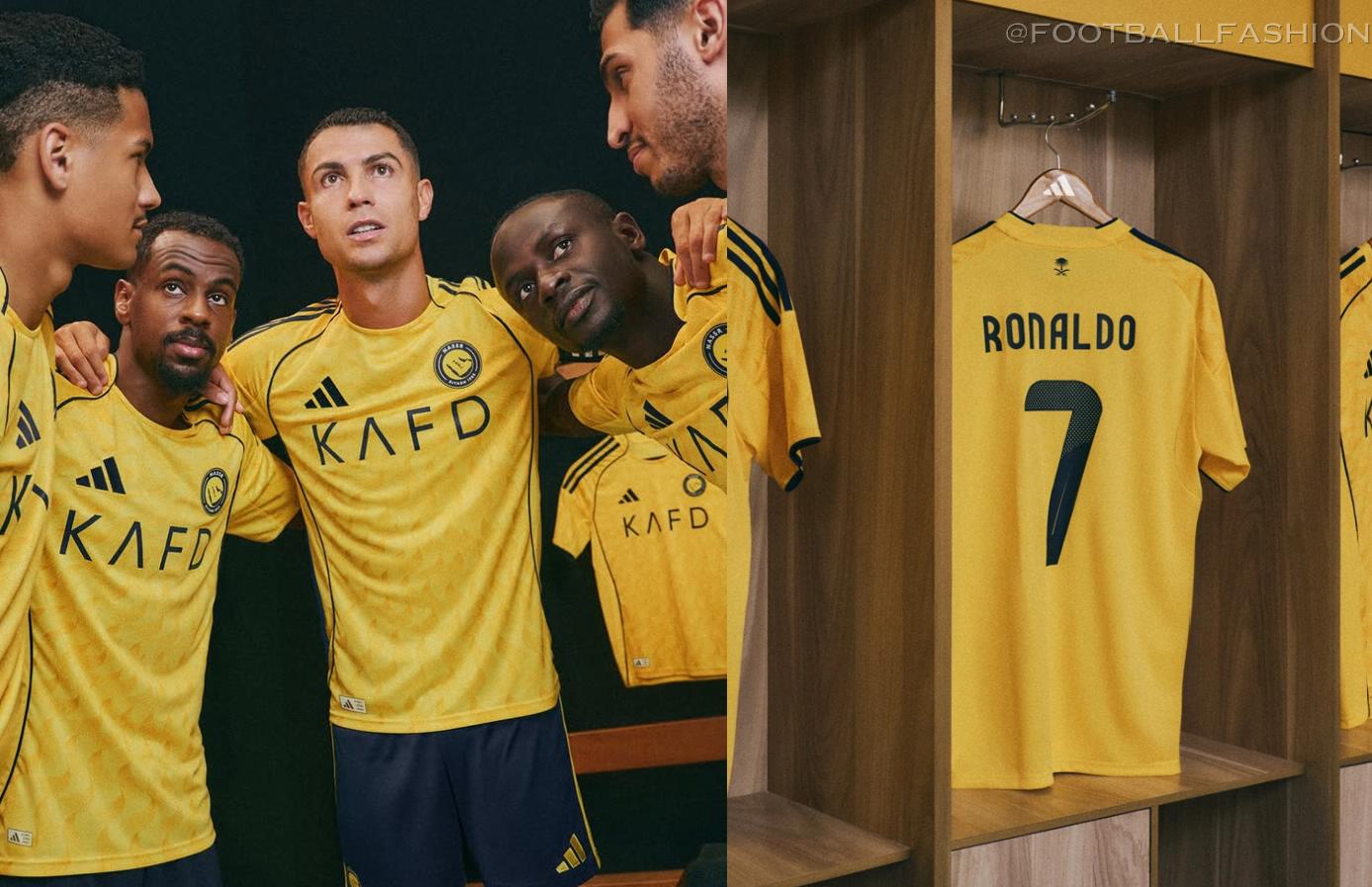 Al Nassr adidas 2025 2025/26 Football Kit, 2026 Shirt, 25/26 Soccer Jersey, Camiseta de Futbol 2025-26, Camisa 25-26, Camisola, Trikot, Maglia, Maillot