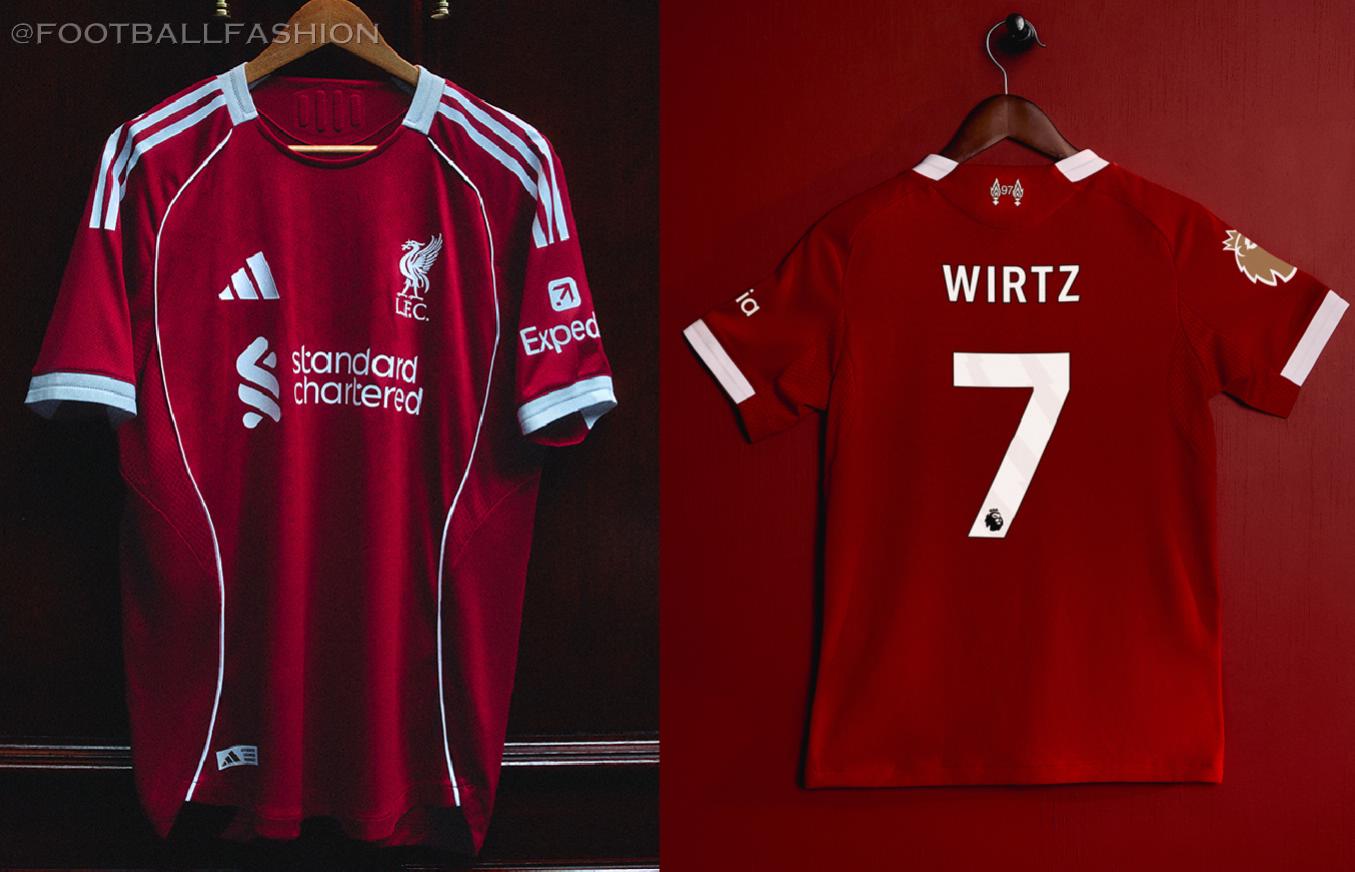 Liverpool 2025 2025/26 Football Kit, 2026 Shirt, 25/26 Soccer Jersey, Camiseta de Futbol 2025-26, Camisa 25-26, Camisola, Trikot, Maglia, Maillot
