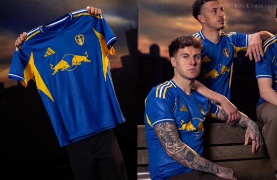 Leeds United 2025/26 adidas Premier League Away Kit - FOOTBALL FASHION