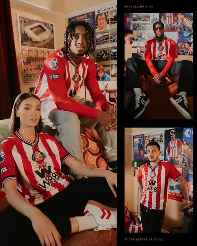 Sunderland 2025 2025/26 Football Kit, 2026 Shirt, 25/26 Soccer Jersey, Camiseta de Futbol 2025-26, Camisa 25-26, Camisola, Trikot, Maglia, Maillot
