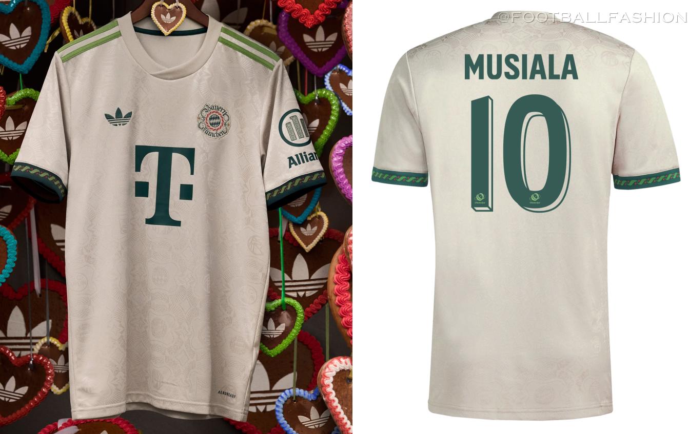 FC Bayern Oktoberfest Wiesn adidas 2025 2025/26 Football Kit, 2026 Shirt, 25/26 Soccer Jersey, Camiseta de Futbol 2025-26, Camisa 25-26, Camisola, Trikot, Maglia, Maillot