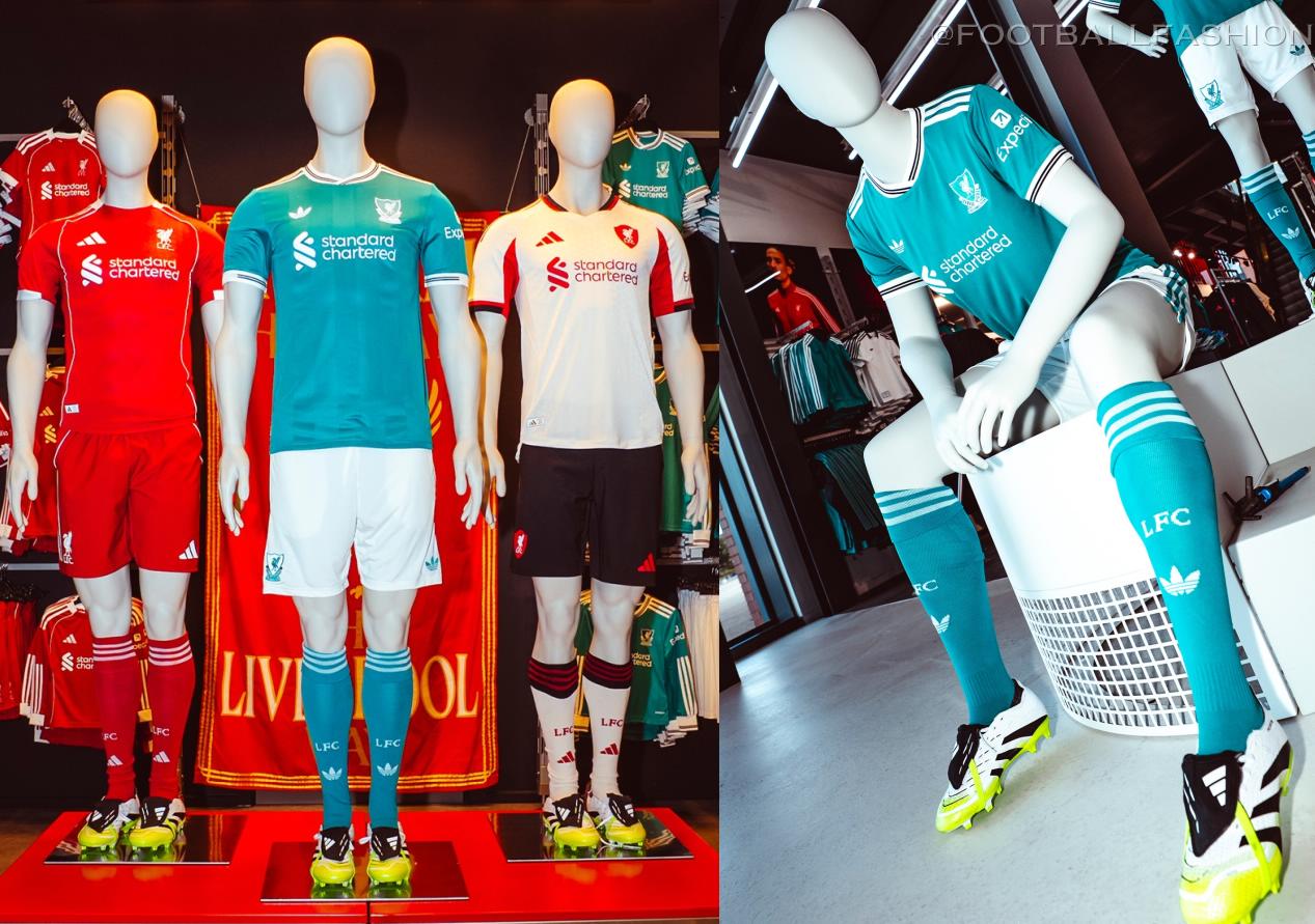 Liverpool adidas 2025 2025/26 Football Kit, 2026 Shirt, 25/26 Soccer Jersey, Camiseta de Futbol 2025-26, Camisa 25-26, Camisola, Trikot, Maglia, Maillot

