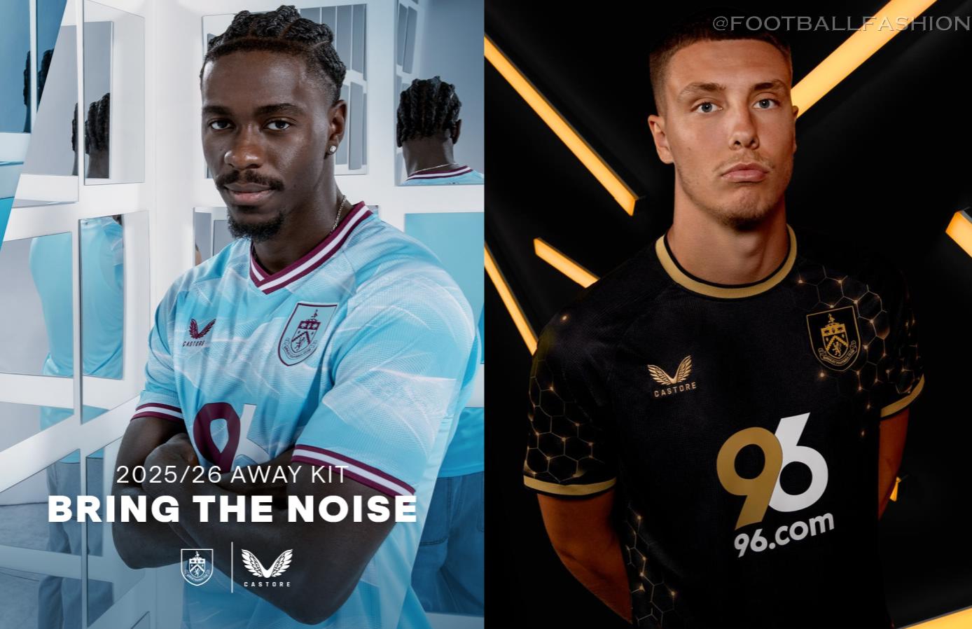 Burnley Premier League Castore 2025 2025/26 Football Kit, 2026 Shirt, 25/26 Soccer Jersey, Camiseta de Futbol 2025-26, Camisa 25-26, Camisola, Trikot, Maglia, Maillot