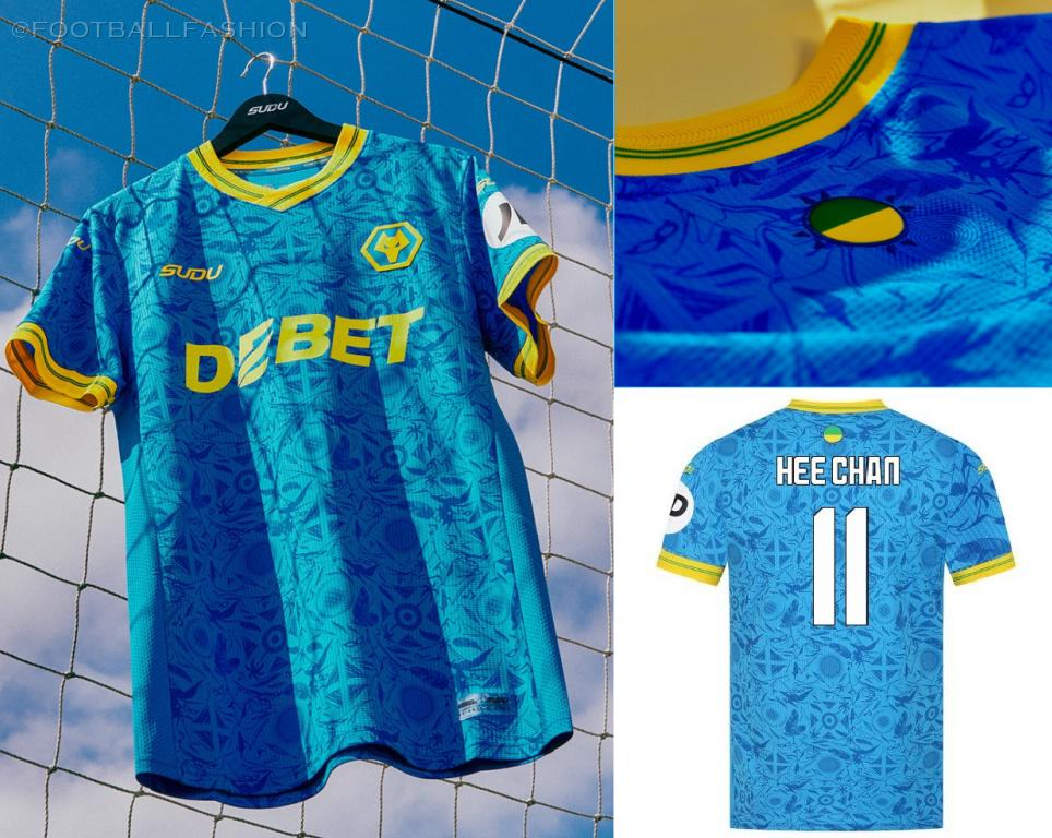 Wolverhampton Wanderers Sudu 2025 2025/26 Football Kit, 2026 Shirt, 25/26 Soccer Jersey, Camiseta de Futbol 2025-26, Camisa 25-26, Camisola, Trikot, Maglia, Maillot