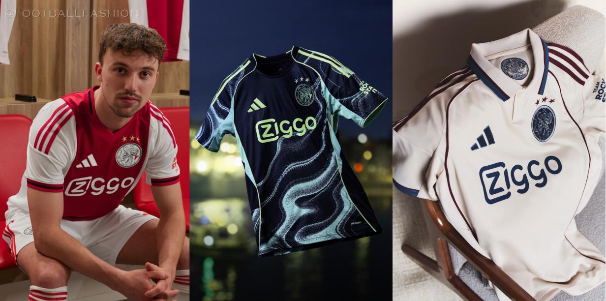 Ajax Amsterdam adidas 2025 2025/26 Football Kit, 2026 Shirt, 25/26 Soccer Jersey, Camiseta de Futbol 2025-26, Camisa 25-26, Camisola, Trikot, Maglia, Maillot
