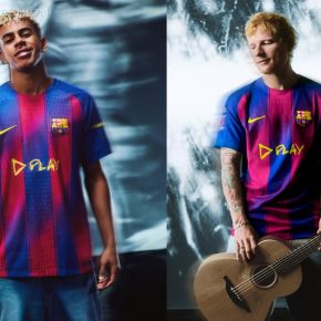 FC Barcelona Ed Sheeran Nike El Clasico 2025 2025/26 Football Kit, 2026 Shirt, 25/26 Soccer Jersey, Camiseta de Futbol 2025-26, Camisa 25-26, Camisola, Trikot, Maglia, Maillot