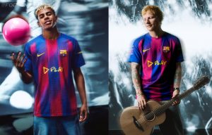 FC Barcelona Ed Sheeran Nike El Clasico 2025 2025/26 Football Kit, 2026 Shirt, 25/26 Soccer Jersey, Camiseta de Futbol 2025-26, Camisa 25-26, Camisola, Trikot, Maglia, Maillot