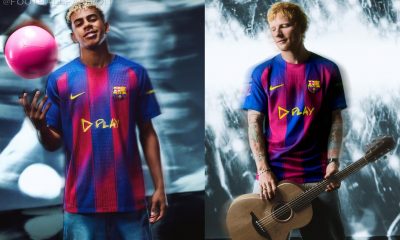 FC Barcelona Ed Sheeran Nike El Clasico 2025 2025/26 Football Kit, 2026 Shirt, 25/26 Soccer Jersey, Camiseta de Futbol 2025-26, Camisa 25-26, Camisola, Trikot, Maglia, Maillot