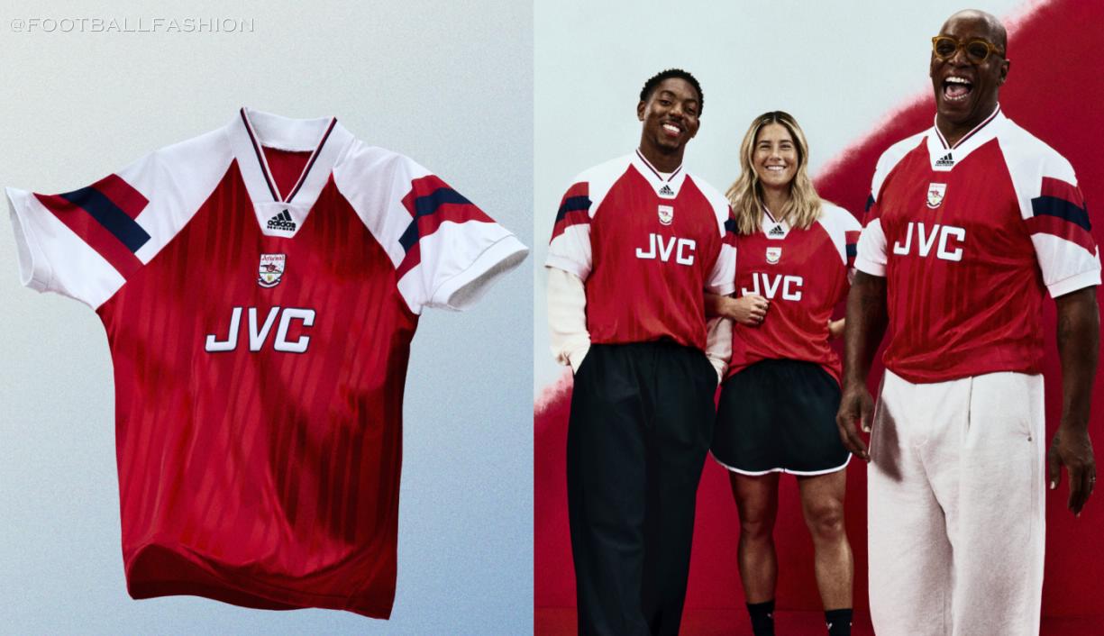Arsenal 1992 1994 adidas 2025 2025/26 Football Kit, 2026 Shirt, 25/26 Soccer Jersey, Camiseta de Futbol 2025-26, Camisa 25-26, Camisola, Trikot, Maglia, Maillot