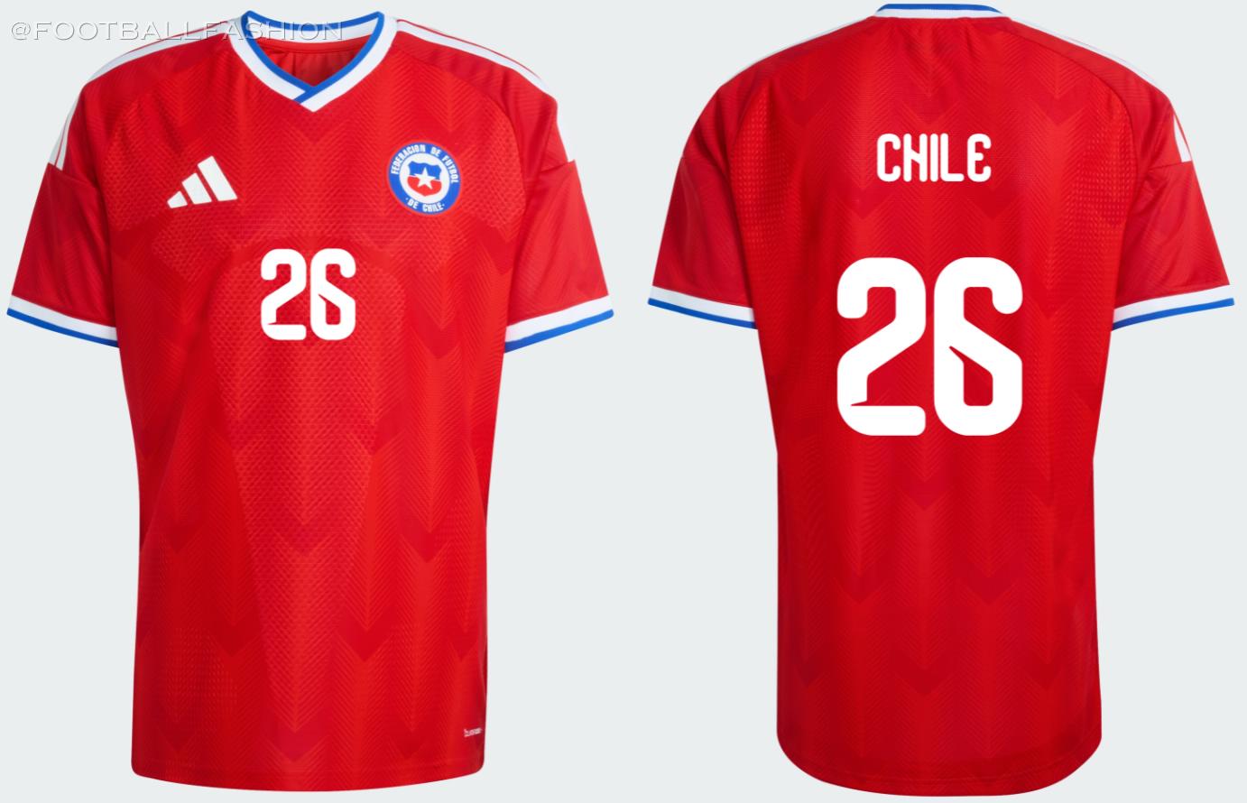 Chile adidas 2026 2026/27 Football Kit, 2027 Shirt, 26/27 Soccer Jersey, Camiseta de Futbol 2026-27, Camisa 26-27, Camisola, Trikot, Maglia, Maillot
