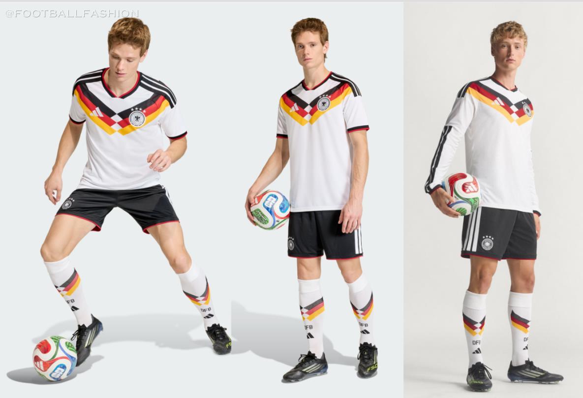 Germany World Cup adidas 2025/26 Football Kit, 2026 Shirt, 25/26 Soccer Jersey, Camiseta de Futbol 2025-26, Camisa 25-26, Camisola, Trikot, Maglia, Maillot
