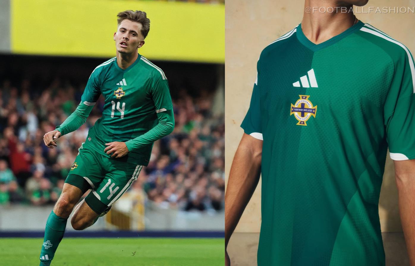 Northern Ireland adidas World Cup 2026 2026/27 Football Kit, 2027 Shirt, 26/27 Soccer Jersey, Camiseta de Futbol 2026-27, Camisa 26-27, Camisola, Trikot, Maglia, Maillot