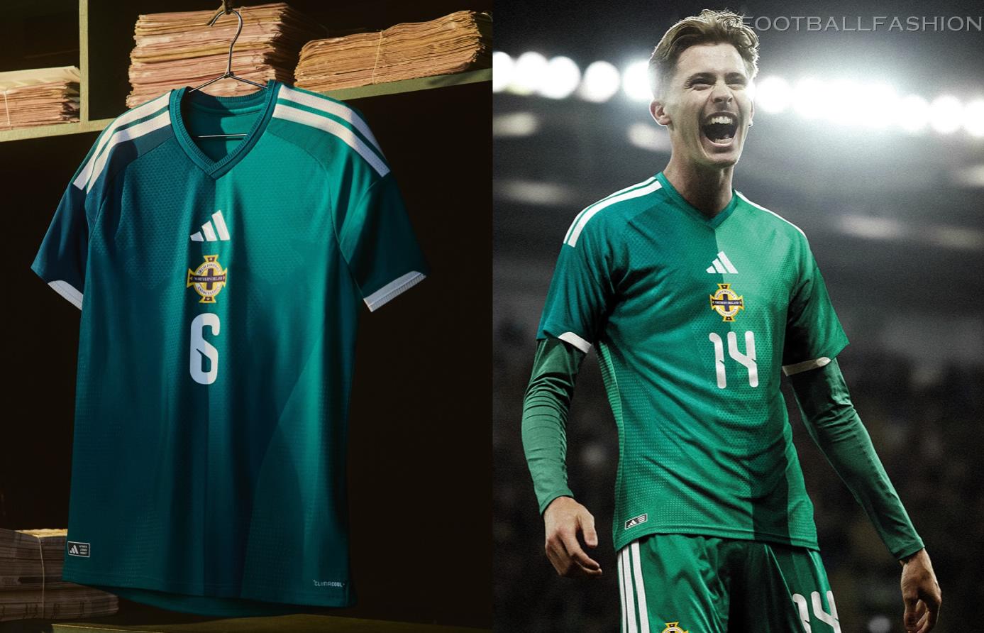 Northern Ireland adidas World Cup 2026 2026/27 Football Kit, 2027 Shirt, 26/27 Soccer Jersey, Camiseta de Futbol 2026-27, Camisa 26-27, Camisola, Trikot, Maglia, Maillot
