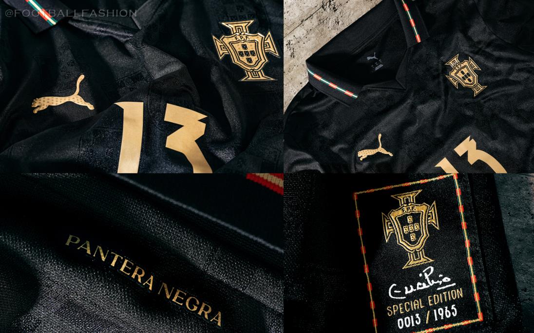 Portugal Eusébio PUMA Special Edition 2025 2025/26 Football Kit, 2026 Shirt, 25/26 Soccer Jersey, Camiseta de Futbol 2025-26, Camisa 25-26, Camisola, Trikot, Maglia, Maillot
