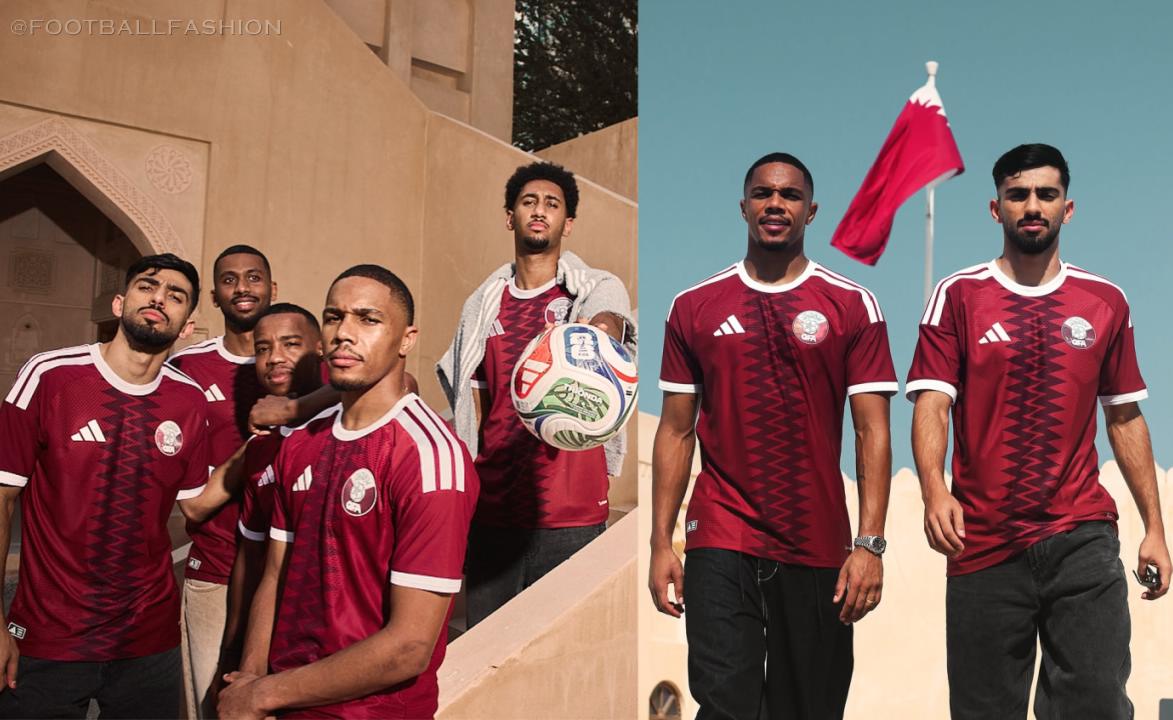Qatar World Cup adidas 2025/26 Football Kit, 2026 Shirt, 25/26 Soccer Jersey, Camiseta de Futbol 2025-26, Camisa 25-26, Camisola, Trikot, Maglia, Maillot