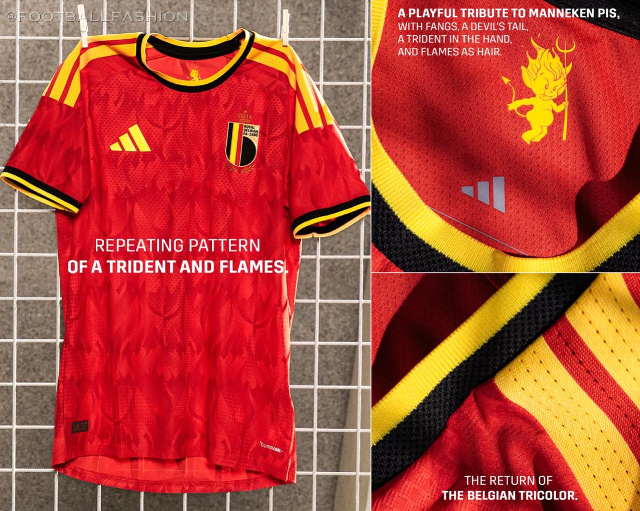 Belgium World Cup adidas 2025 2025/26 Football Kit, 2026 Shirt, 25/26 Soccer Jersey, Camiseta de Futbol 2025-26, Camisa 25-26, Camisola, Trikot, Maglia, Maillot
