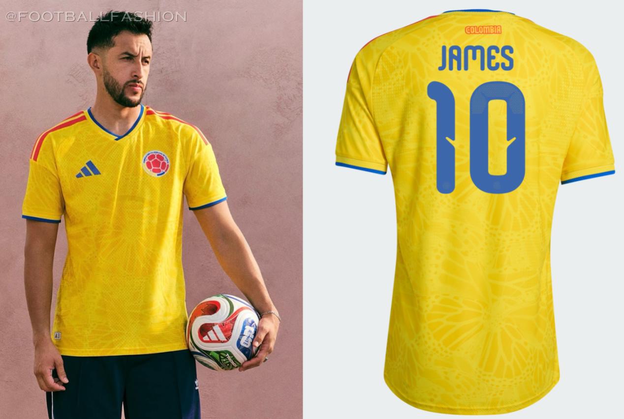Colombia World Cup adidas 2025/26 Football Kit, 2026 Shirt, 25/26 Soccer Jersey, Camiseta de Futbol 2025-26, Camisa 25-26, Camisola, Trikot, Maglia, Maillot