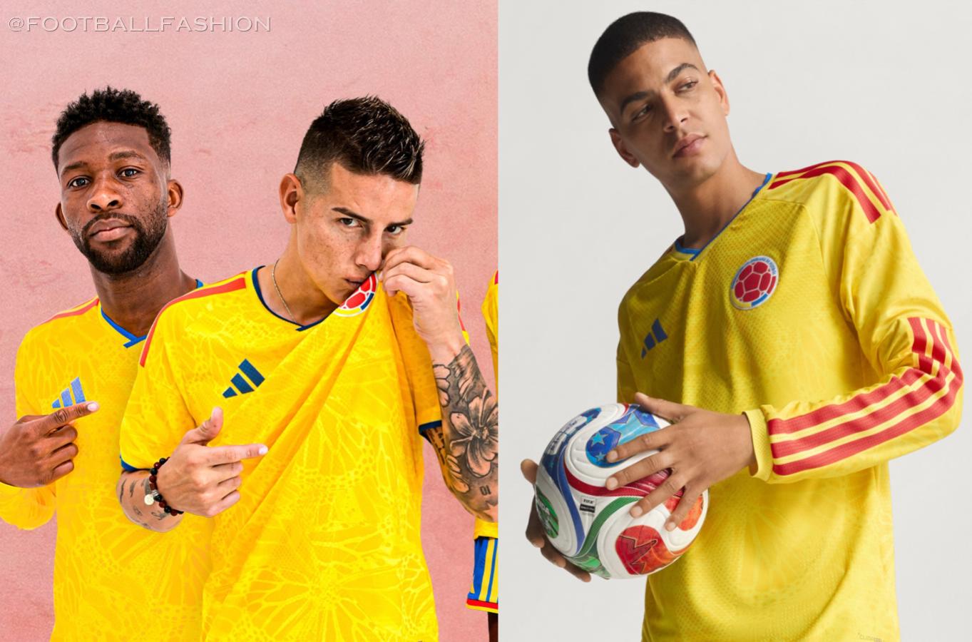 Colombia World Cup adidas 2025/26 Football Kit, 2026 Shirt, 25/26 Soccer Jersey, Camiseta de Futbol 2025-26, Camisa 25-26, Camisola, Trikot, Maglia, Maillot