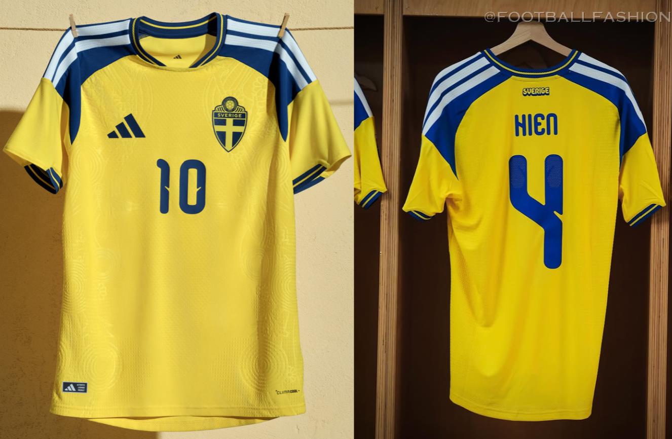 Sweden adidas World Cup 2026 2026/27 Football Kit, 2027 Shirt, 26/27 Soccer Jersey, Camiseta de Futbol 2026-27, Camisa 26-27, Camisola, Trikot, Maglia, Maillot
