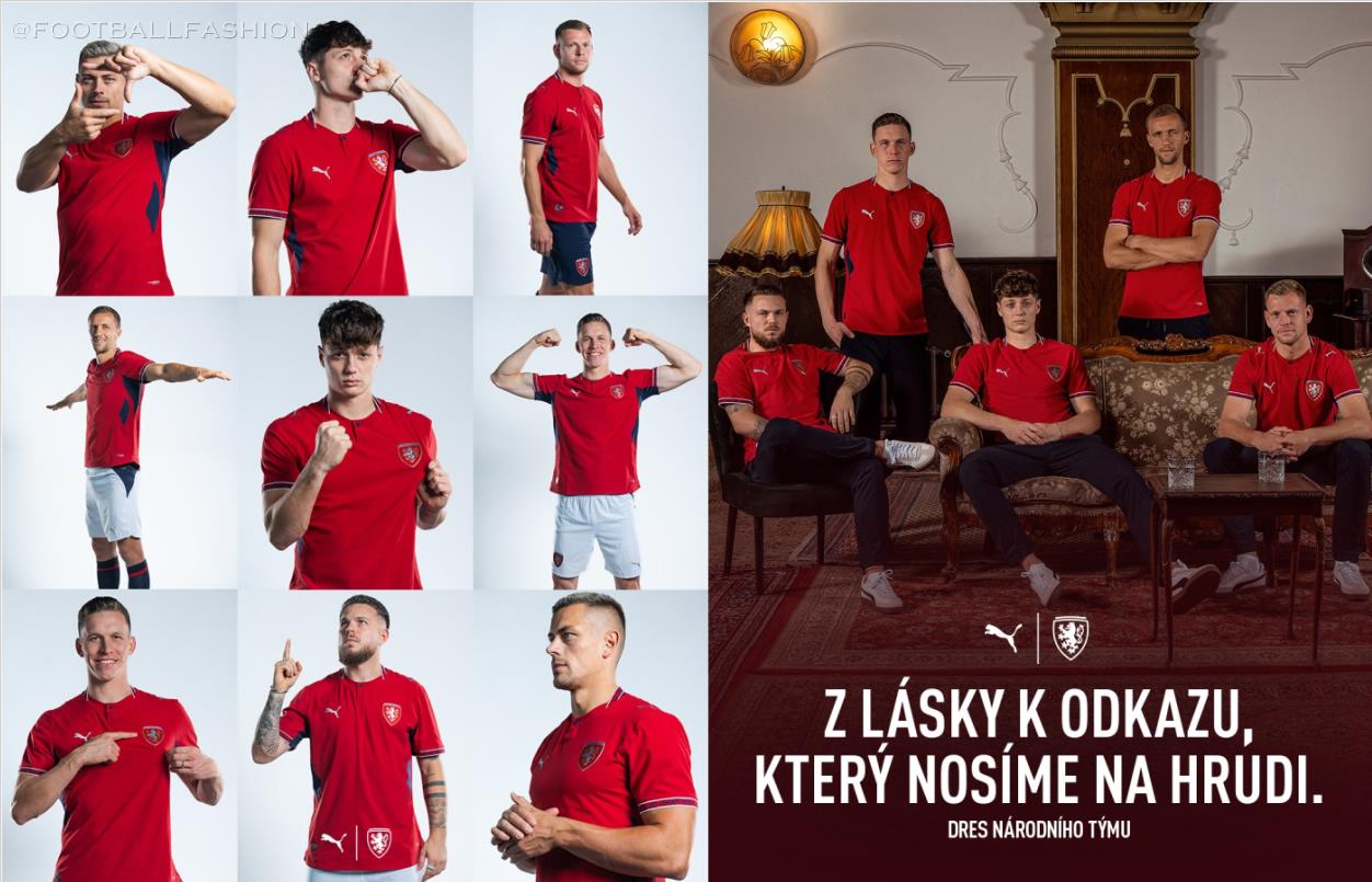 Czechia Puma 2026 2026/27 Football Kit, 2027 Shirt, 26/27 Soccer Jersey, Camiseta de Futbol 2026-27, Camisa 26-27, Camisola, Trikot, Maglia, Maillot, Dres