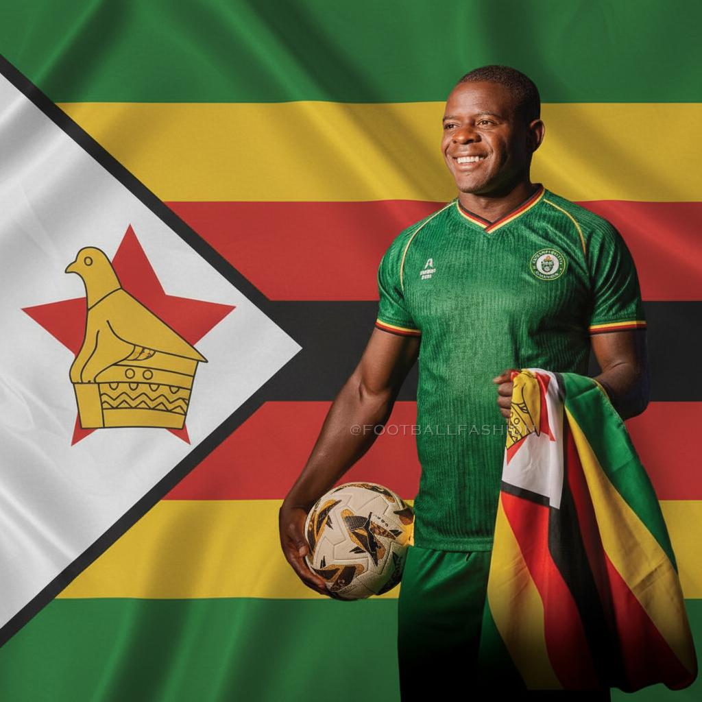 Zimbabwe AFCON 2025 2026 2026/27 Football Kit, 2027 Shirt, 26/27 Soccer Jersey, Camiseta de Futbol 2026-27, Camisa 26-27, Camisola, Trikot, Maglia, Maillot