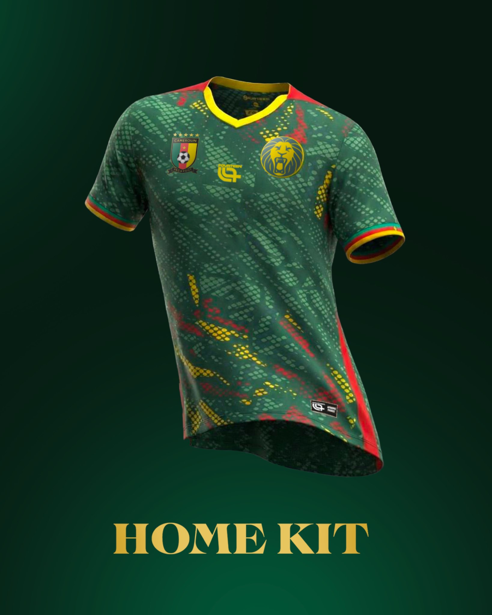 Cameroon 2025 2026 2026/27 Football Kit, 2027 Shirt, 26/27 Soccer Jersey, Camiseta de Futbol 2026-27, Camisa 26-27, Camisola, Trikot, Maglia, Maillot, Dres