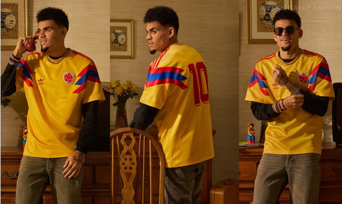 Colombia 1990 2026 2026/27 Football Kit, 2027 Shirt, 26/27 Soccer Jersey, Camiseta de Futbol 2026-27, Camisa 26-27, Camisola, Trikot, Maglia, Maillot
