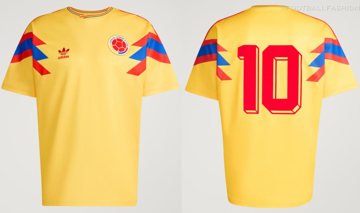 Colombia 1990 2026 2026/27 Football Kit, 2027 Shirt, 26/27 Soccer Jersey, Camiseta de Futbol 2026-27, Camisa 26-27, Camisola, Trikot, Maglia, Maillot
