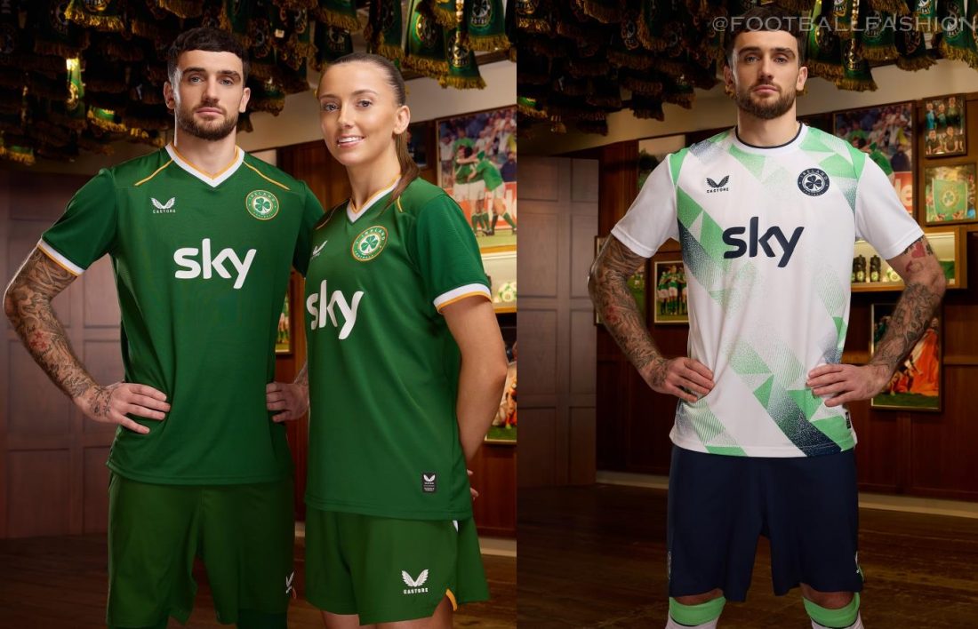 Ireland Castore 2026 2026/27 Football Kit, 2027 Shirt, 26/27 Soccer Jersey, Camiseta de Futbol 2026-27, Camisa 26-27, Camisola, Trikot, Maglia, Maillot