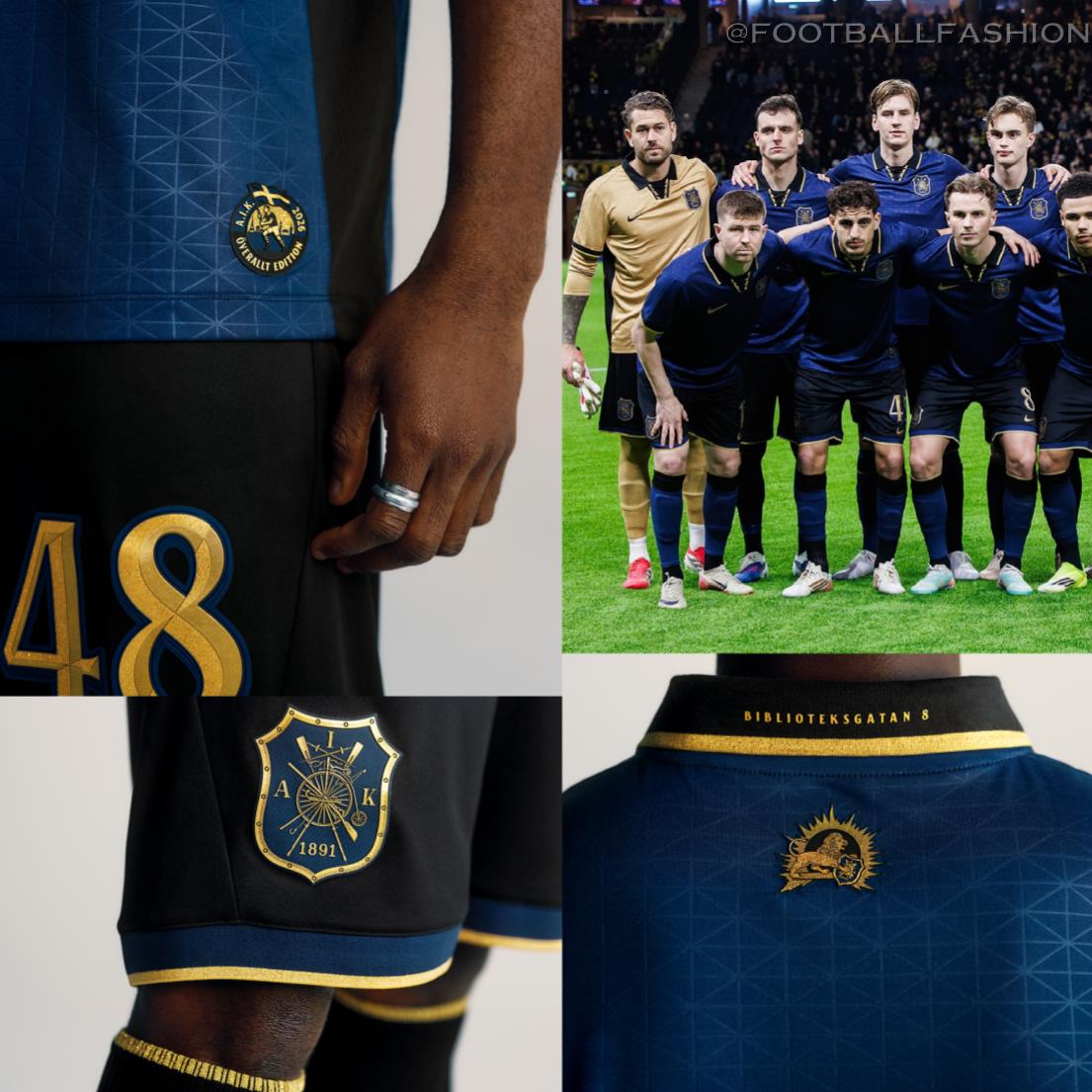 AIK Nike 2026 2026/27 Football Kit, 2027 Shirt, 26/27 Soccer Jersey, Camiseta de Futbol 2026-27, Camisa 26-27, Camisola, Trikot, Maglia, Maillot, Matchtröja