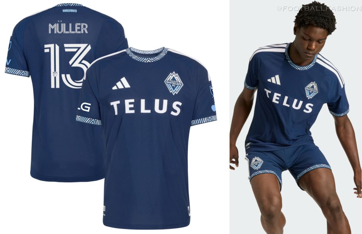 Vancouver Whitecaps adidas 2026 2026/27 Football Kit, 2027 Shirt, 26/27 Soccer Jersey, Camiseta de Futbol 2026-27, Camisa 26-27, Camisola, Trikot, Maglia, Maillot
