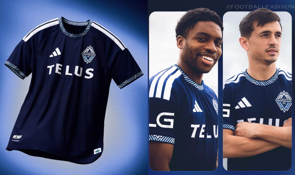 Vancouver Whitecaps adidas 2026 2026/27 Football Kit, 2027 Shirt, 26/27 Soccer Jersey, Camiseta de Futbol 2026-27, Camisa 26-27, Camisola, Trikot, Maglia, Maillot
