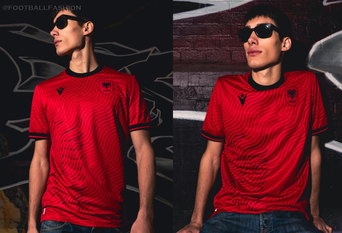 Albania Macron 2026 2026/27 Football Kit, 2027 Shirt, 26/27 Soccer Jersey, Camiseta de Futbol 2026-27, Camisa 26-27, Camisola, Trikot, Maglia, Maillot