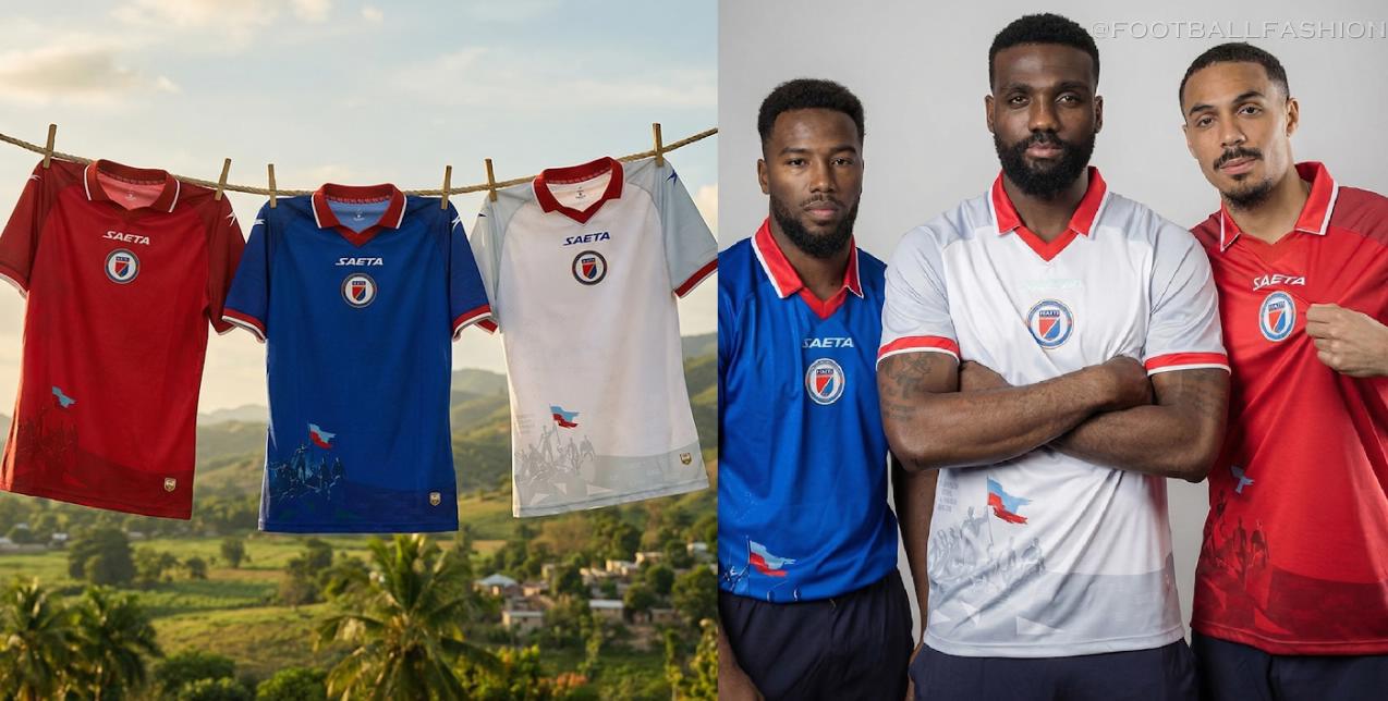 Haiti Saeta World Cup 2026 2026/27 Football Kit, 2027 Shirt, 26/27 Soccer Jersey, Camiseta de Futbol 2026-27, Camisa 26-27, Camisola, Trikot, Maglia, Maillot Ayiti