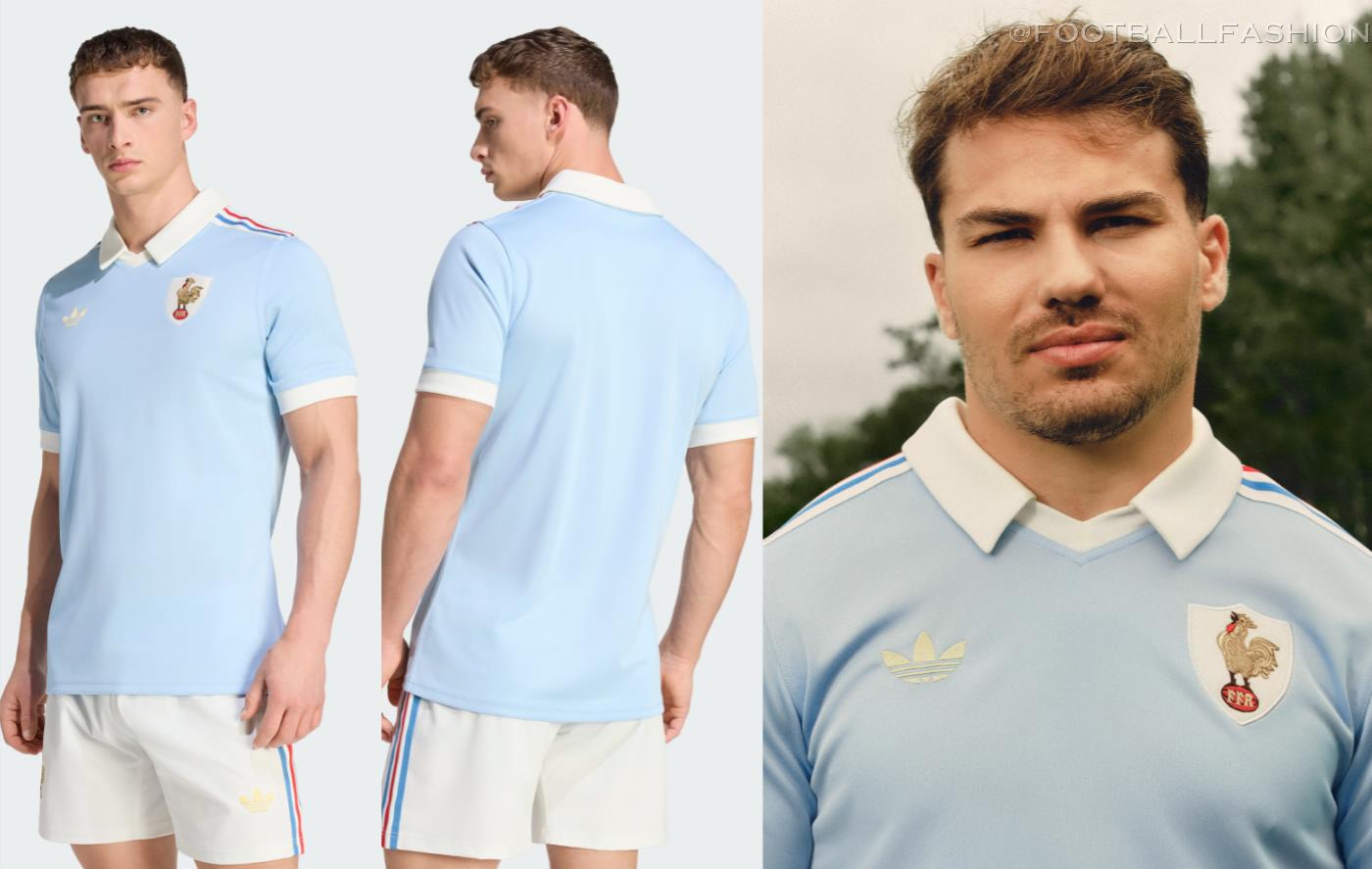 France Rugby 120th Anniversary adidas 2026 2026/27 Football Kit, 2027 Shirt, 26/27 Soccer Jersey, Camiseta de Futbol 2026-27, Camisa 26-27, Camisola, Trikot, Maglia, Maillot