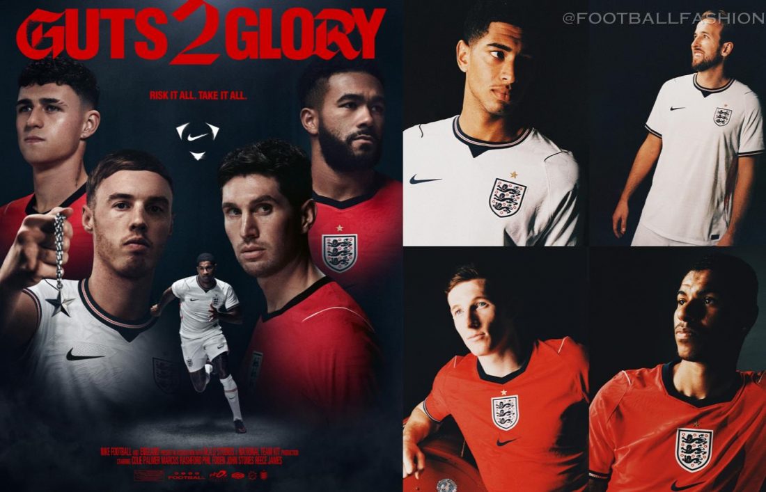 England World Cup 2026 Nike Home Away Kits FOOTBALL FASHION