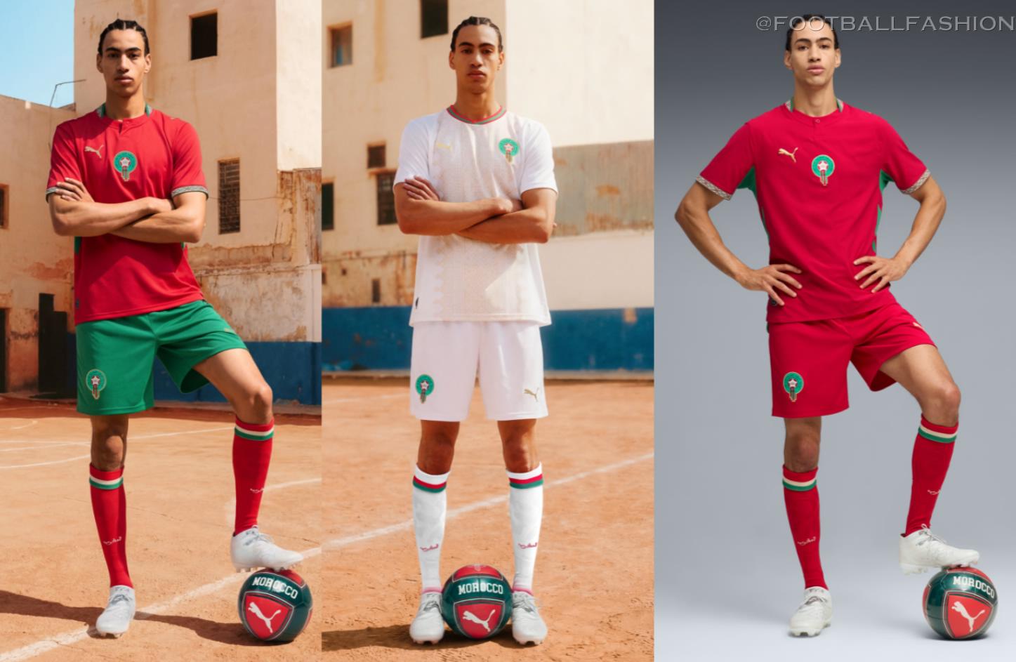 Morocco Puma World Cup 2026 2026/27 Football Kit, 2027 Shirt, 26/27 Soccer Jersey, Camiseta de Futbol 2026-27, Camisa 26-27, Camisola, Trikot, Maglia, Maillot Maroc
