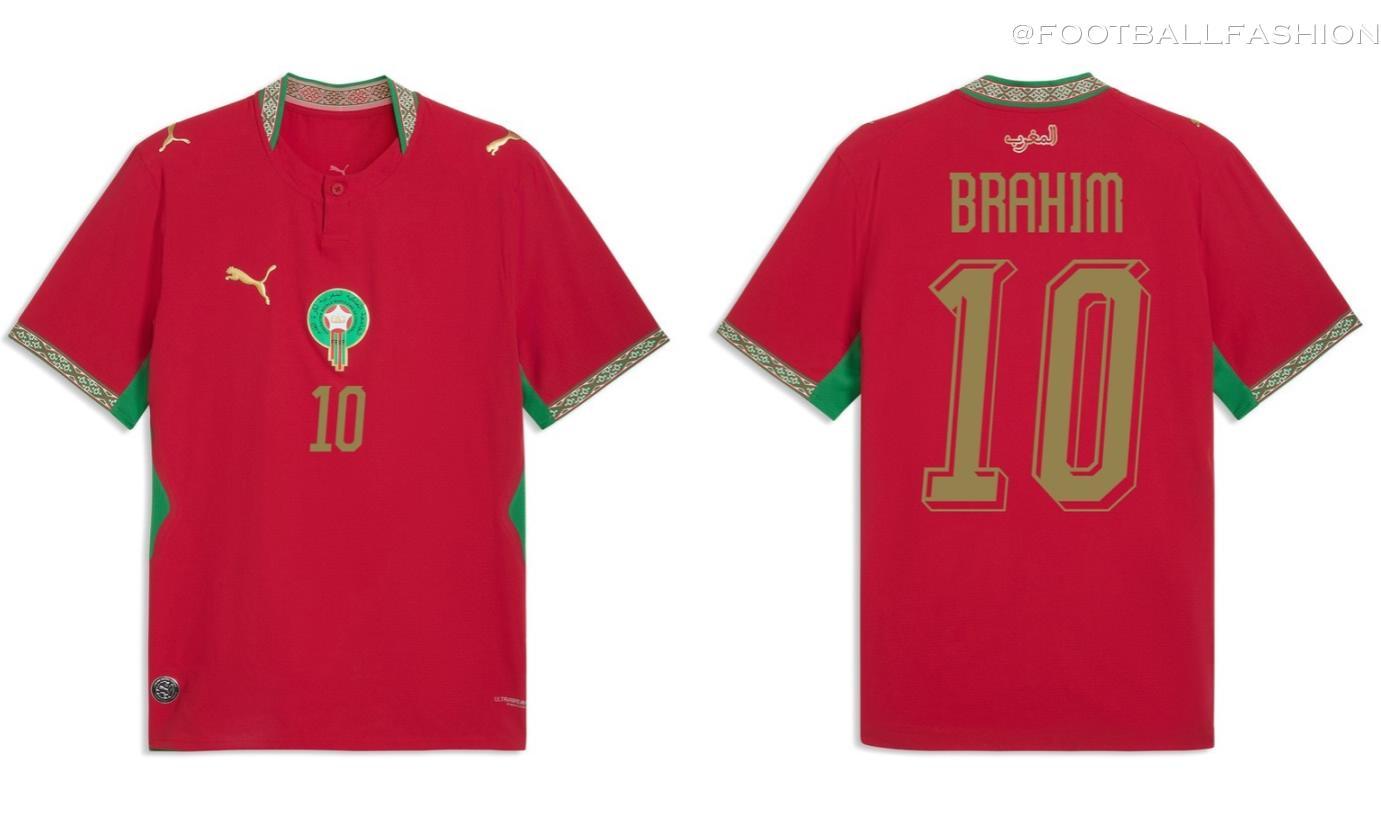 Morocco Puma World Cup 2026 2026/27 Football Kit, 2027 Shirt, 26/27 Soccer Jersey, Camiseta de Futbol 2026-27, Camisa 26-27, Camisola, Trikot, Maglia, Maillot Maroc