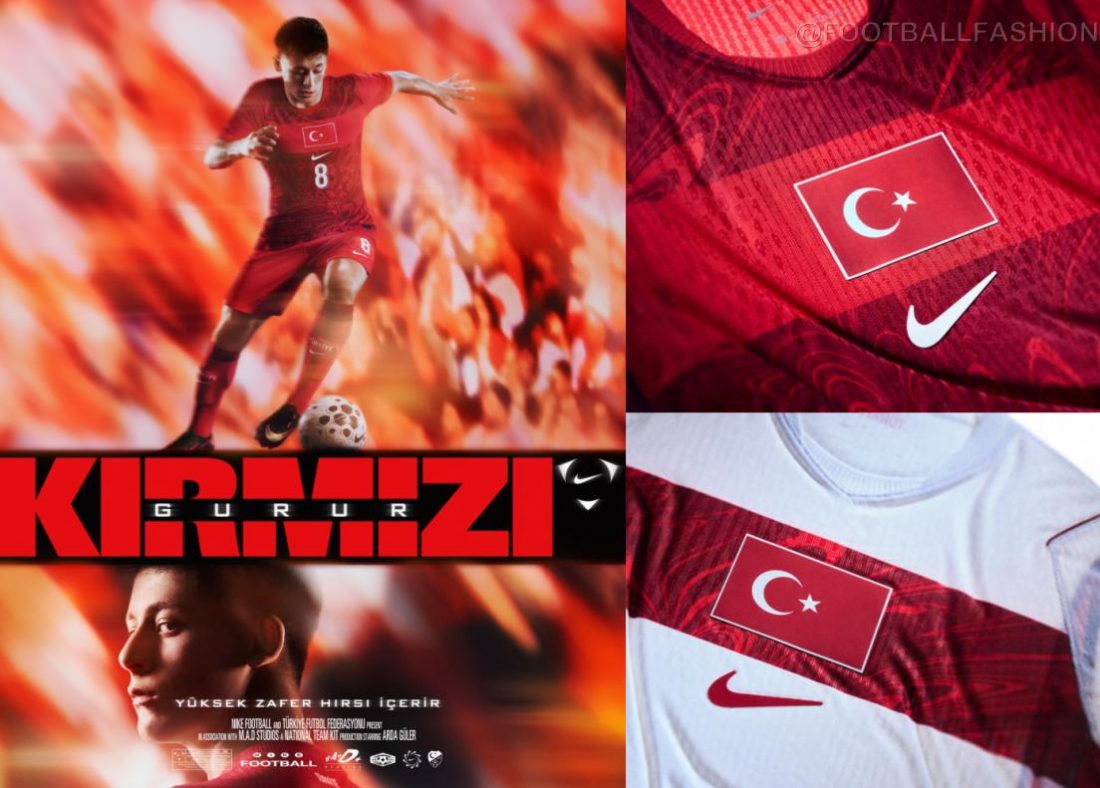 T rkiye 2026 FIFA World Cup Nike Jersey Home Away Kits Revealed 